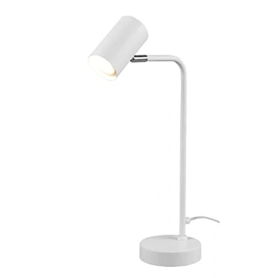 Image de Trio, Lampe de table, Marley 1xGU10, max.5,0 W Corps: Métal, blanc mat L:12,0cm, H:45,0cm, P:25,0cm Interrupteur,IP20,Sans illuminant