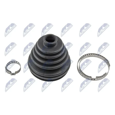 Image de NTY NOP 006 Soufflet De Cardan côté roue, Essieu avant avec colliers FIAT: Linea, Punto II 3/5 portes, ALFA ROMEO: GT, MiTo, SAAB: 9 3 Berline