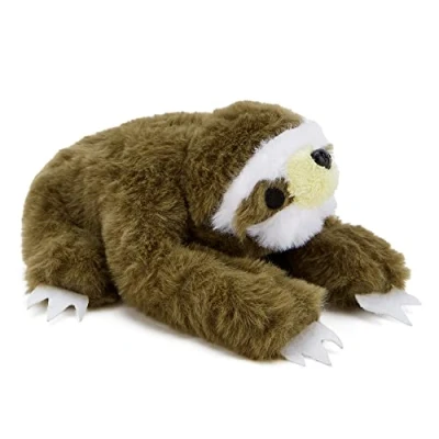Image de Zappi Co Peluche Douce et Moelleuse pour Enfants Animaux en Parfaits des Compagnons de Jeu Douillets Agréables Les (12 15 cm) (Pparesseux)