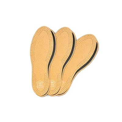 Image de Kaps Ensemble de 3 Paires Semelles Chaussures en Carbone Pecari, Cuir Mouton Tanné Végétal Qualité Supérieure avec Charbon Bois Activé, Élégant et Confortable, (Femmes 40 EUR)