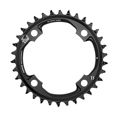 Image de SRAM X Sync 2 34T 104 Bcd Alum 12 Vitesse Noir Chainring Unisex Adult
