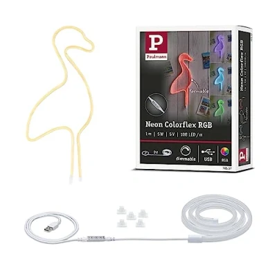 Image de Paulmann Neon Colorflex ruban LED, RVB, USB, 1 m