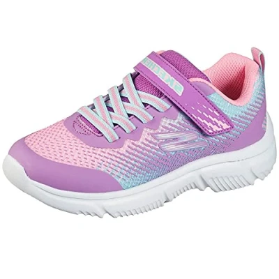 Image de Skechers Performance GO RUN 650 Chaussures de running neutres pour enfants, Taille: 35, Pink/multicolor Tissu / matière synthétique