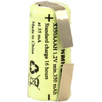 Image de XCell X1/2AAAH 350 LFU Batterie spéciale 1/2 AAA avec cosse en U NiMH 1,2 V mAh