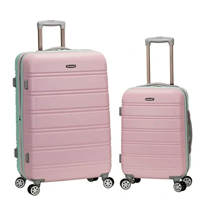 Image de Rockland Melbourne Valise Rigide Extensible à roulettes pivotantes, Menthe, Taille Unique,