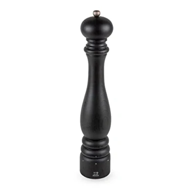Image de PEUGEOT Moulin à Poivre Paris u&#039;Select 40 cm + Inclus 6 Réglages de Moutures Prédéfinies En Bois Labellisé PEFC Fabrication Française Coloris Graphite