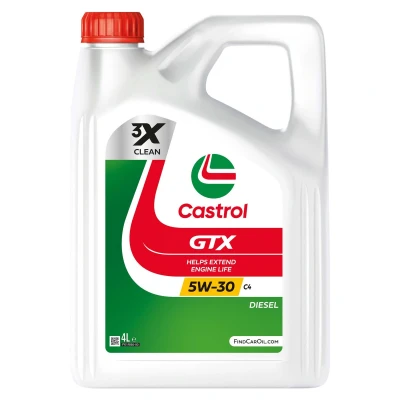Image de Castrol GTX C4 5W 30 4I Huile moteur 15F64E RENAULT: Koleos I, SCENIC 3, TRAFIC 2 Kasten, DACIA: Duster SUV, Sandero 2, I