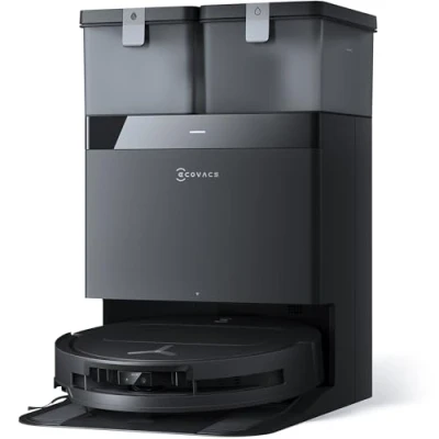 Image de ECOVACS T50 Omni Aspirateur Robot avec Station, Puissance 15000Pa, Brosse latérale et serpillière Extensibles, ZeroTangle 2.0, AIVI 3D Lavage à l&#039;eau Chaude 75℃, Ultra Mince 81 mm, Blanc