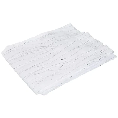 Image de douceur d&#039;interieur 1626524 Paire, Polyester, Blanc, 2 x 45 160 CM