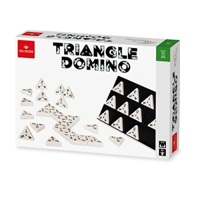 Image de Dal Negro Triangulaire Jeux de Table Domino/Shangai, Multicolore, 8001097539734
