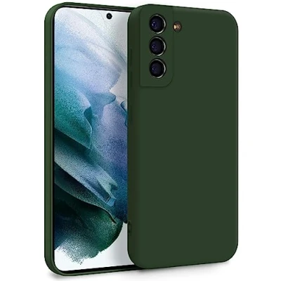 Image de MyGadget Coque pour Samsung Galaxy S21 Plus Case TPU Souple &amp; Soft avec Doublure Microfibre Cover Protection Extra Fine Légère Olive