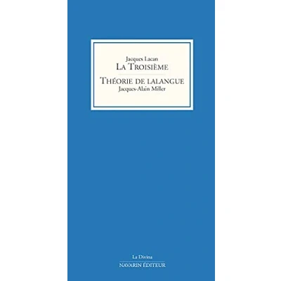 Image de La Troisième Théorie de lalangue Livre d’occasion Correct