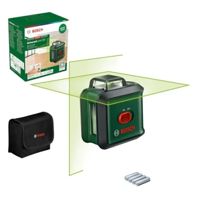 Image de Bosch laser lignes UniversalLevel 360 (laser vertical et horizontal avec à pour un alignement dans toute la pièce, boîte carton)
