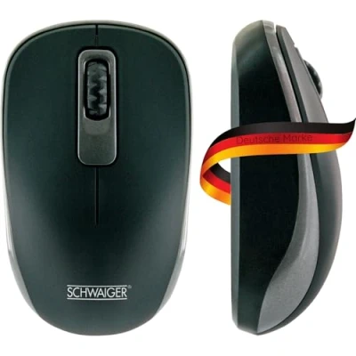 Image de Schwaiger OM1000013 souris Bureau Ambidextre RF sans fil Optique 1200 DPI Neuf