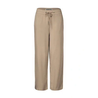 Image de Street One WIDE LEG Pantalon classique, Femme, Taille: 38x26, Beige