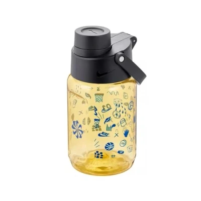 Image de Nike TR Renew Recharge Chug Bottle Unisexe Adulte Gourde Graphique, Jaune/Black/Game Royal, 354 ml