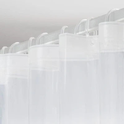 Image de SealskinClear Rideau de douche PEVA, Transparent