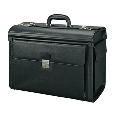 Image de Alassio 45047 Vicenza Housse Pilote en Simili Cuir Noir, Étui