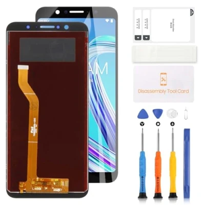 Image de LADYSON Écran LCD pour ASUS Zenfone Max PRO ZB601KL ZB602KL de Remplacement Tactile Digitizer Aessmbly Pièces Réparation avec Outils(Noir)