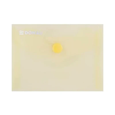 Image de Pochette Enveloppe DONAU Fermeture Bouton PP A7 180 Microns Jaune / Type Enveloppe/Type Avec Bouton/Index B.d. Matériau PP/Couleur Jaune/Format épaisseur (mm) 180µm