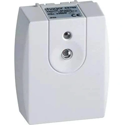 Image de Hager Interruptor crepuscular de pared con célula integrada, 1 conmutado, 16A