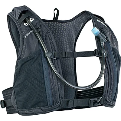 Image de EVOC HYDRO PRO 3 + 1,5l HYDRATION BLADDER sac à dos d&#039;hydratation, avec poche d&#039;hydratation (NUTRITION COMPARTMENTS, deux poches pour sangle de poitrine, 1,5l), noir