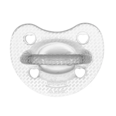 Image de PhysioForma Luxe Gummy, sucette en silicone 6 16 mois, gomme douce, favorise la respiration physiologique et le développement de bouche, 2 pièces, transparent