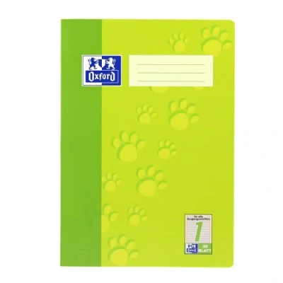 Image de Oxford 100050322 Lot de 10 cahiers d&#039;exercices lignés 32 pages Vert clair A4 90 g/m²