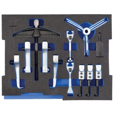 Image de GEDORE 1100 CT2 1.04 Kit d&#039;extracteurs 130mm Mousse synthétique