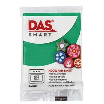Image de DAS Smart Pâte polymère à cuire au four Pain 57g vert émeraude