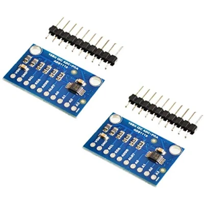 Image de 2pcs Ads1115 Module ADC 16Bit I2c 4 Channel ADS 1115 16 bits canaux avec amplificateur de gain pour RPI Arduino