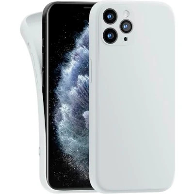 Image de MyGadget Coque Compatible avec Apple iPhone 11 Pro Case TPU Souple &amp; Soft Cover Protection Extra Fine Légère Étui Coloré Anti Choc et Rayures Blanc