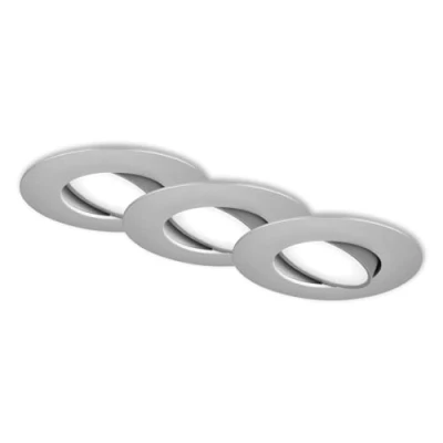 Image de Briloner Spot encastré LED 7597 x3 IP65 4 000 K chromé mat