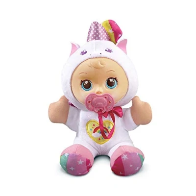 Image de VTech Little Love Paillette Licorne Arc en Ciel, Poupee Interactive Version FR