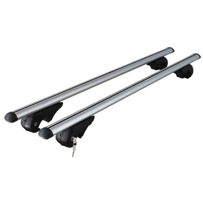 Image de Menabo Barres de toit 120 cm 90 kg homologuées TüV/GS avec serrures intégrées Remorqueshop