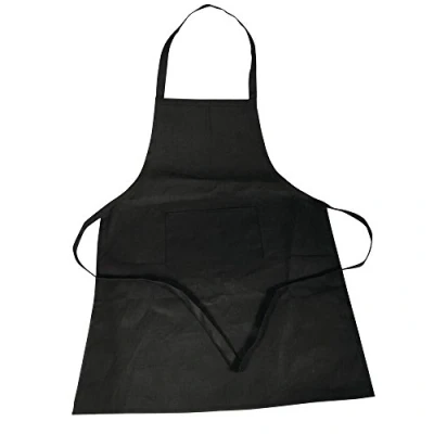 Image de Rayher 38706576 tablier en coton 70 x 95cm, avec poche, sous blister 1 pce, noir