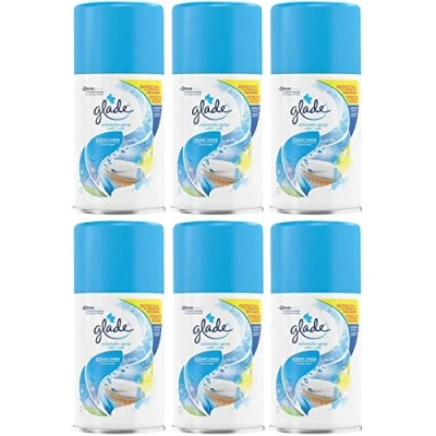 Image de Glade Lot de 6 désodorisants automatiques pour linge propre 269 ml