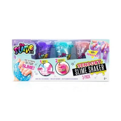Image de Canal Toys SSC 003 So DIY Kit pour créer et décorer 3 slimes Slime Shaker pots Sans parfum Rose bleu violet unisex