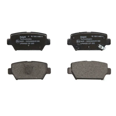 Image de DELPHI LP3433 Jeu de plaquettes frein avec indicateur d&#039;usure tôle anti bruit sans accessoires MITSUBISHI: Eclipse Cross