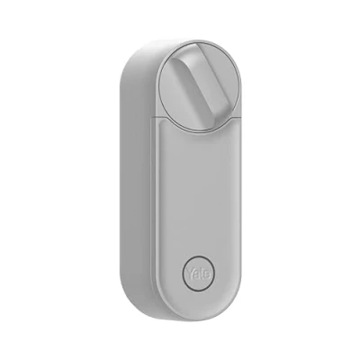 Image de Yale Serrure Electronique Connectée Linus L2 (Dé)Verrouillage à Distance Ouverture/Fermeture de Porte Automatique Alertes en Temps Réel Partage d&#039;Accès aux Invités Wifi et Bluetooth Argent