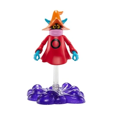 Image de Masters of the Universe Origins Orko Figurine articulée, jouet à collectionner de 14 cm, magicien d&#039;Eternia avec 7 points d&#039;articulation sur base et socle présentation transparents, HYD37