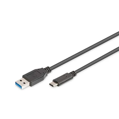 Image de Digitus AK 300136 010 S Câble Adaptateur USB Type C vers A Noir