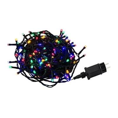 Image de Guirlande lumineuse avec 120 LED multicolores pour l&#039;intérieur et l&#039;extérieur
