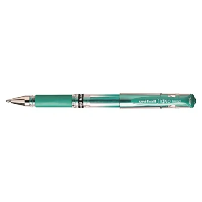 Image de uni ball 146865 Roller à encre gel Signo UM 153, large, 1,0 mm, vert métallisé, 1 pièce