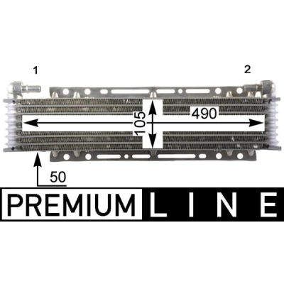 Image de Radiateur d&#039;huile MAHLE ORIGINAL CLC 206 000P