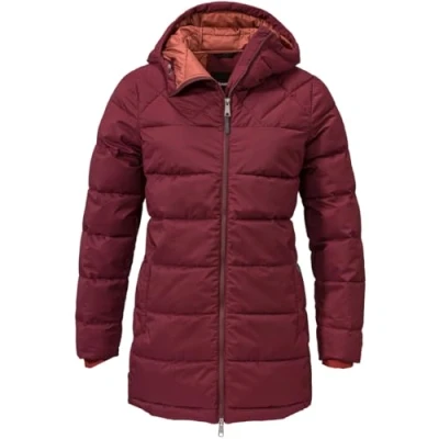 Image de Schöffel Parka isolée Boston Manteau Femme, Dark Burgundy, 36