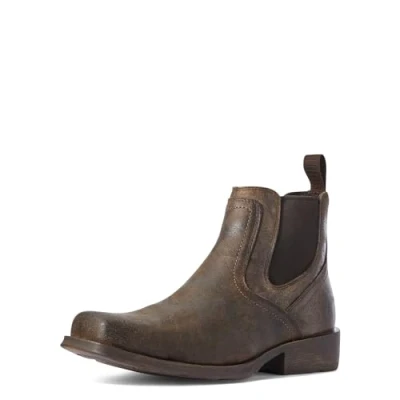 Image de Ariat Western Midtown Rambler Bottines, Homme, Taille: 45, Stone Cuir