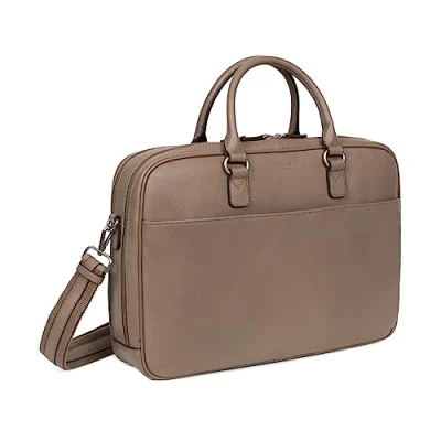 Image de Hexagona Porte Documents Compatible Ordinateur Portable 13&#039;&#039;, Format A4 et téléphone pour Femme Collection Confort Business Écorce en Cuir