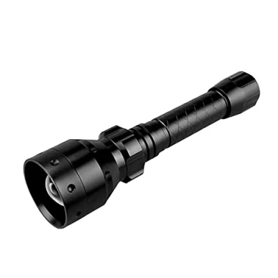 Image de Lampe torche infrarouge, 10 W 850 nm avec mise au point réglable, T50 500 lm, éclairage infrarouge zoomable pour appareils de vision nocturne et chasse
