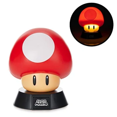 Image de Super Mario PP4375NN Mini Lampe, Plastique, 50 W, Multicolore